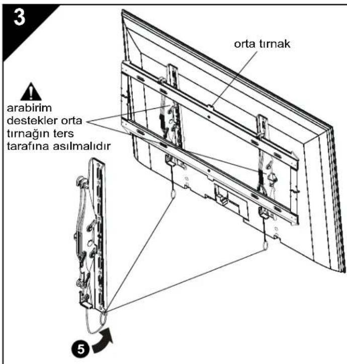 Chief iCXPTM3B03 - DESTEKLERİ EKRANA MONTE ETME - 4