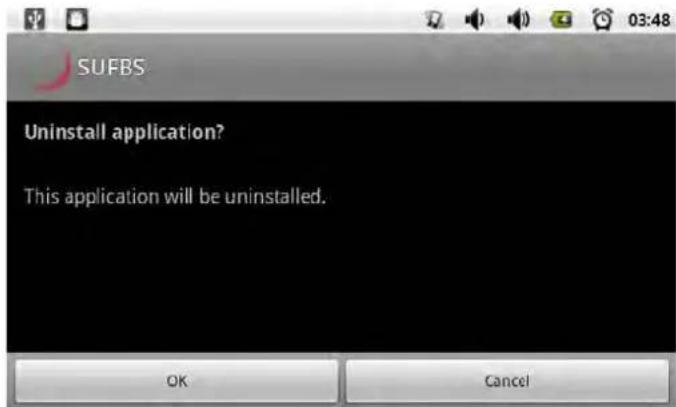 COBY Kyros MID8024 - To uninstall an application: - 3