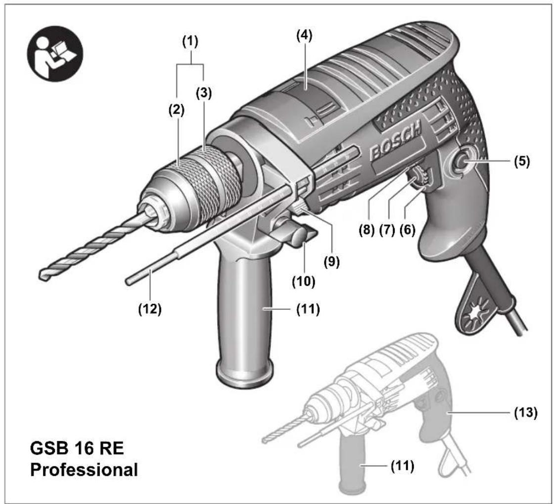BOSCH GSB 16 RE Professional - 2