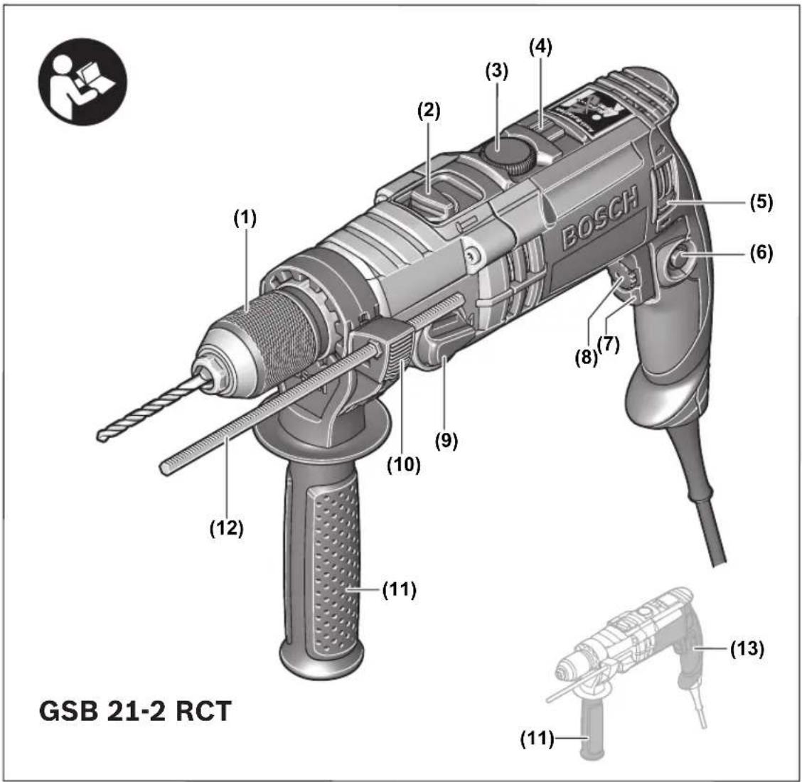 BOSCH GSB 212 RCT Professional - 4
