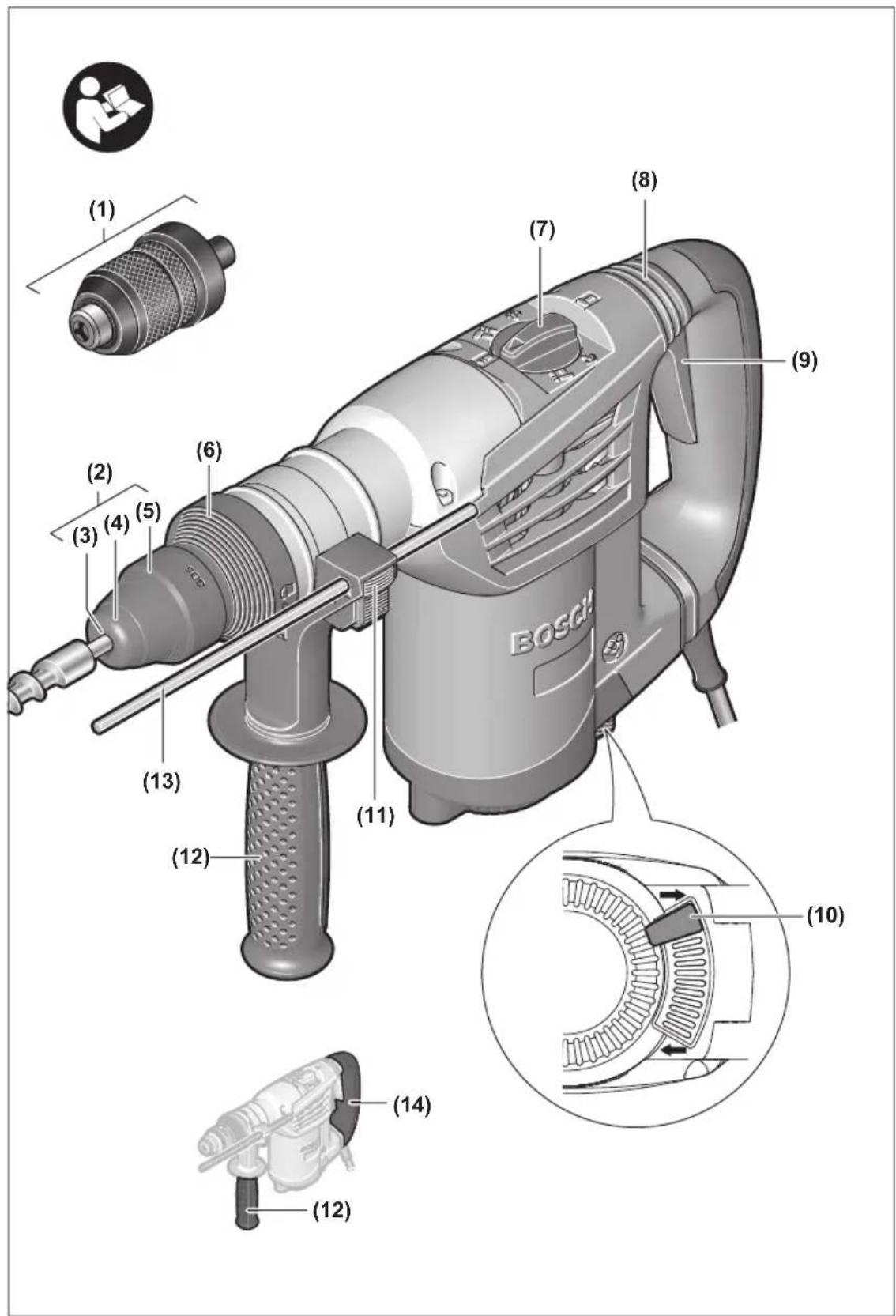 BOSCH GBH 432 DFR Professional - 1