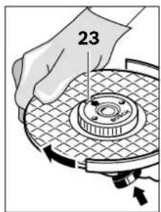 BOSCH GWS 24180 LVI - 快速螺母 SDS-clic - 1