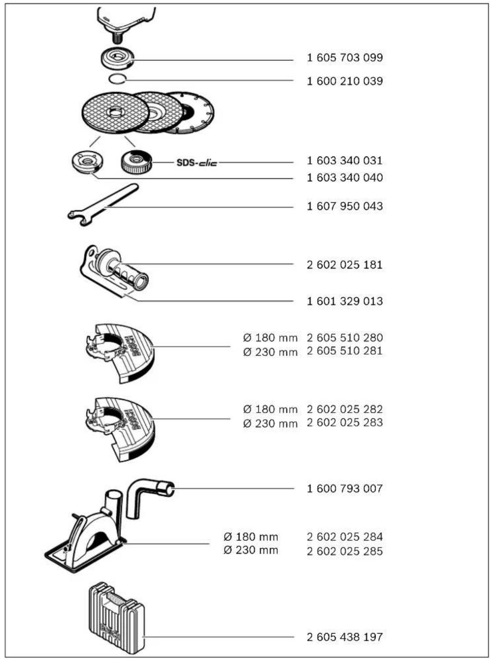 BOSCH GWS 24180 LVI - olwj0lawl2jgo - 2