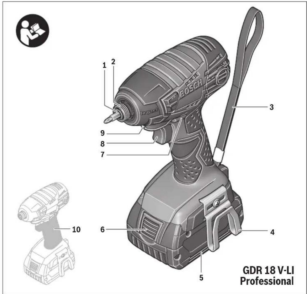 BOSCH GDR 18 VLI Professional - 3