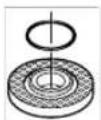 BOSCH GWS 22180 JH Professional - Disc de šlefuire/tăiere - 1