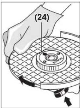 BOSCH GWS 22180 JH Professional - Quick-clamping nut SDS-clic - 1