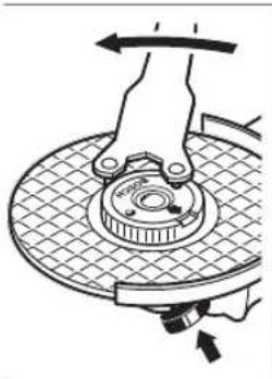BOSCH GWS 22180 JH Professional - Quick-clamping nut SDS-clic - 2