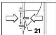 BOSCH GOF 1300 CE Professional - Adjusting the Depth-of-cut (see figure D) - 1