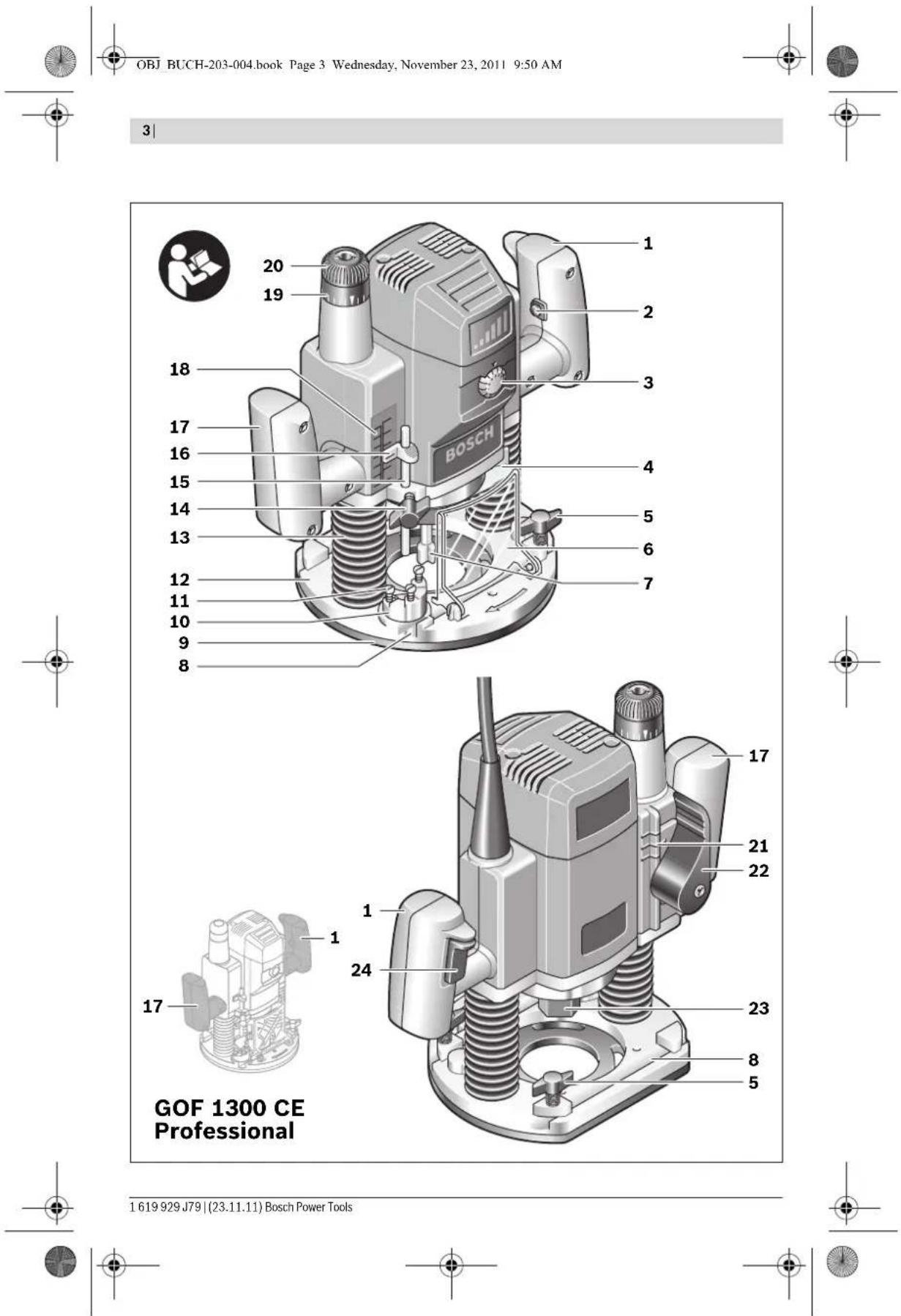BOSCH GOF 1300 CE Professional - 5