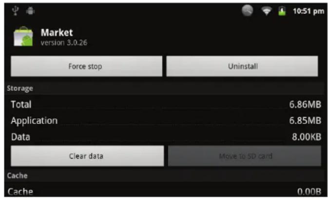 COBY Kyros MID81274G - Gestion des applications - 7