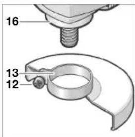 BOSCH 0 607 352 112 - Montaggio del dispositivo di protezione - 1