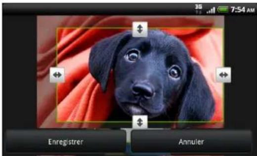 HTC Desire S - Rogner une photo - 1