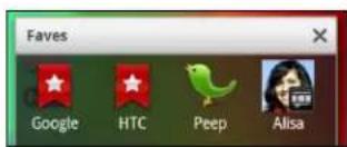Faves Google HTC Peep Alisa