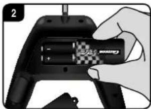 CARRERA Green Cobra - Inserimento della batteria da 9 V - 2