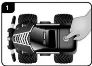 CARRERA Agent Black Watergun - Colocar o canhão de água em serviço - 1