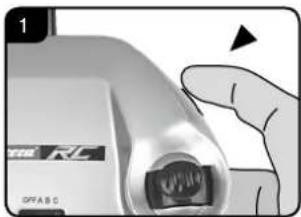 CARRERA Shuttle Galaxy - Wheely-toiminto / High speed turbo -nappi - 1