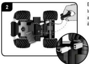 CARRERA Power Rider - Insertion de la batterie - 2