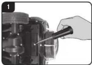 CARRERA Hummer H3 - Installing the rechargeable battery - 1