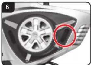 CARRERA Hummer H3 - Vaihtotoiminto ruuvaamalla ohjausyksikkö toisin päin - 2