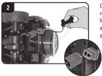 CARRERA Hummer H3 - Installing the rechargeable battery - 2