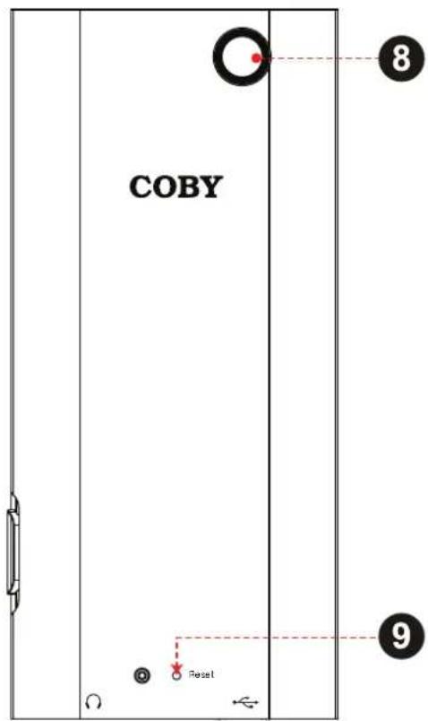COBY 8 9 Reset