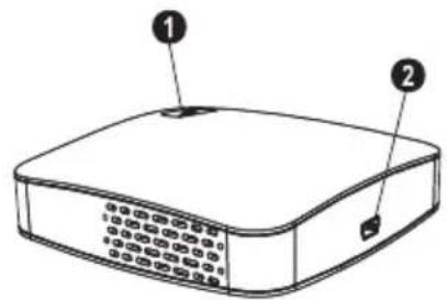 PHILIPS PicoPix PQ29273 - Lato superiore dell'apparecchio - 1