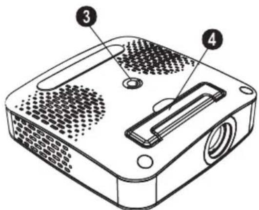 PHILIPS PicoPix PQ29273 - Partea inferioară a aparatului - 1