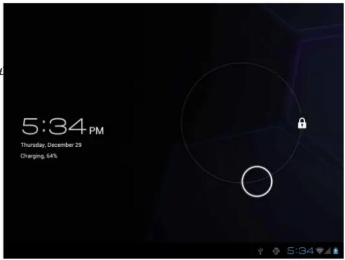 COBY Kyros MID7035 - Cómo desbloquear la pantalla - 2