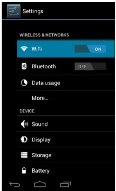 COBY Kyros MID7035 - Configurar las opciones del sistema - 3