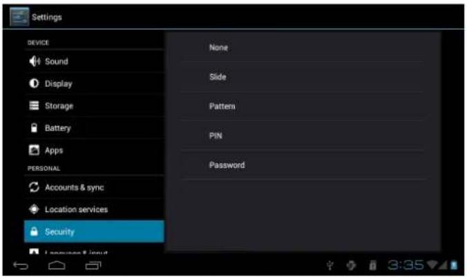 COBY Kyros MID7035 - Unlocking the Screen - 2
