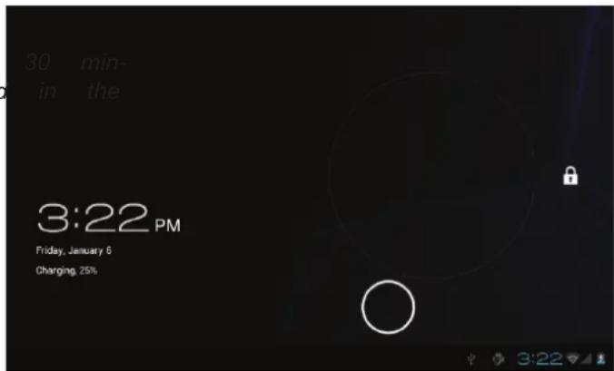 COBY Kyros MID7042 - Unlocking the Screen - 1