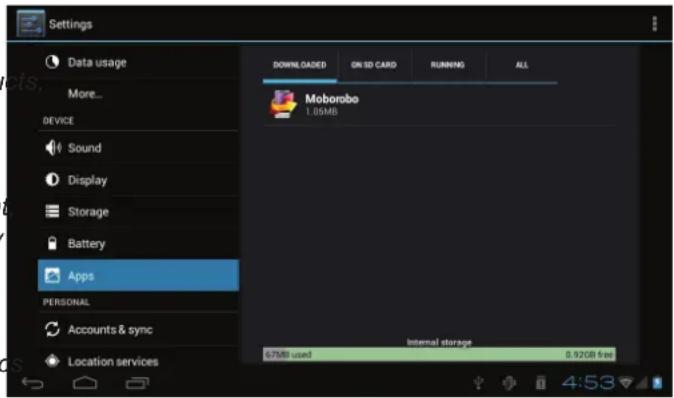 COBY Kyros MID7042 - Managing Applications - 6