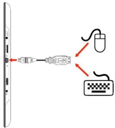COBY Kyros MID8042 - Utilisation de l'adaptateur USB grande taille - 1