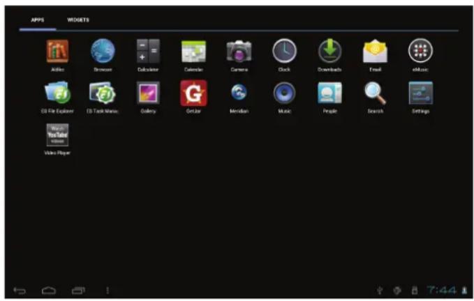 COBY Kyros MID9042 - About Applications - 1