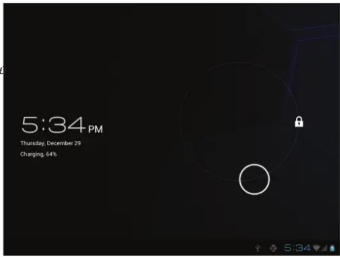 COBY Kyros MID9042 - Cómo desbloquear la pantalla - 1