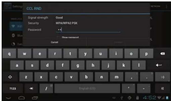 COBY Kyros MID9042 - Connect to a Wi-Fi network - 3