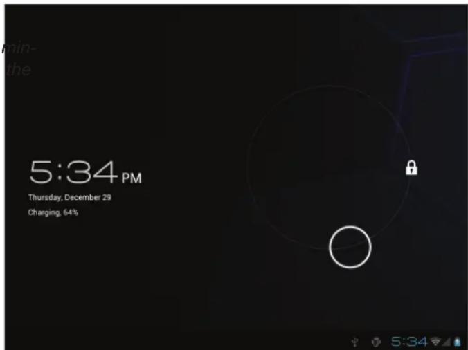 COBY Kyros MID9042 - Unlocking the Screen - 1