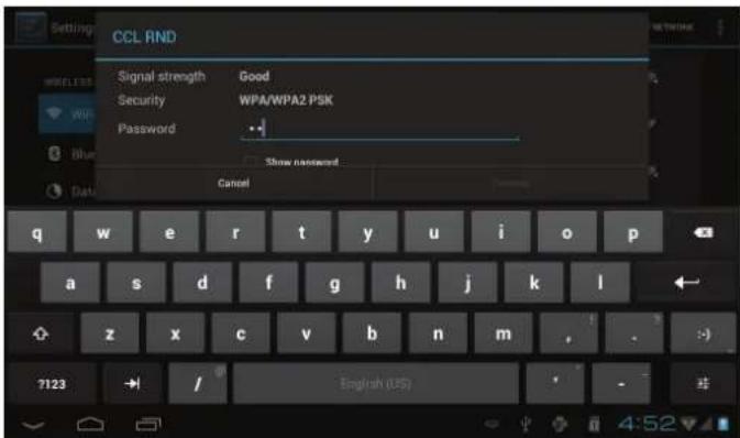 COBY Kyros MID9742 - Connect to a Wi-Fi network - 3