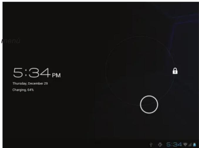 COBY Kyros MID9742 - Cómo desbloquear la pantalla - 1