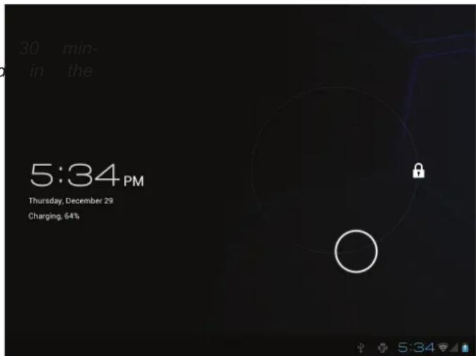 COBY Kyros MID9742 - Unlocking the Screen - 1