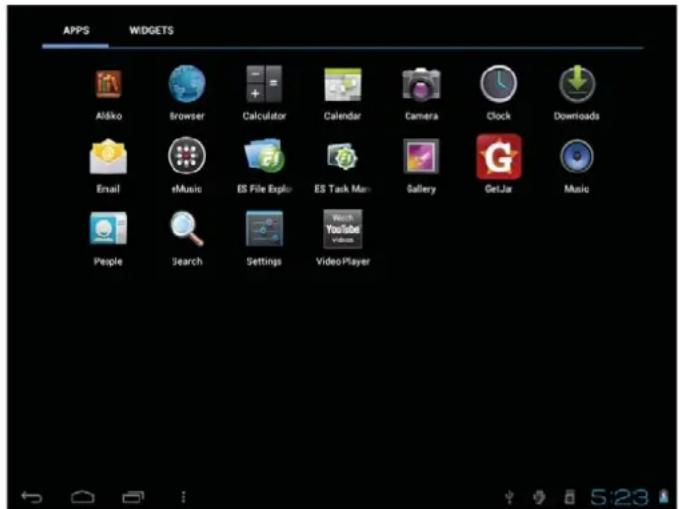COBY Kyros MID1042 - About Applications - 1