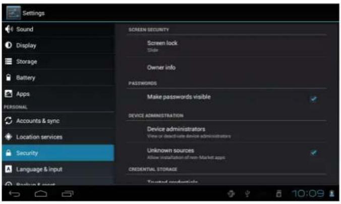 COBY Kyros MID1042 - Unlocking the Screen - 2