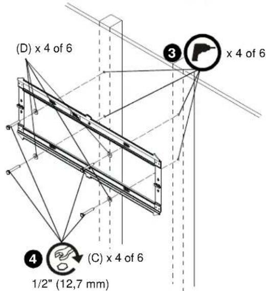 Chief iCLPFM3B02 - INSTALL DISPLAY TO WALL PLATE - 5