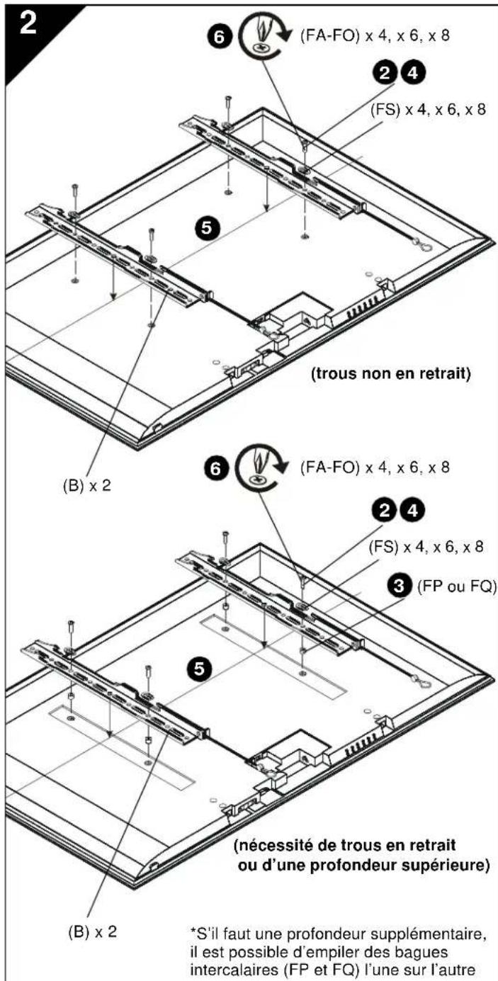 Chief iCLPFM3B02 - INSTALLER L'APPLIQUE AU MUR – BÉTON, BLOC DE BÉTON OU BRIQUE - 4