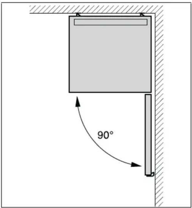 BOSCH KSV36AI40 - Vægafstand - 1