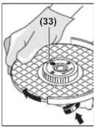 BOSCH GWS 7115 E Professional - 순간 교환 너트 SDS-clic - 1
