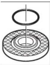 BOSCH GWS 7115 E Professional - Slipe-/kappeskive - 1