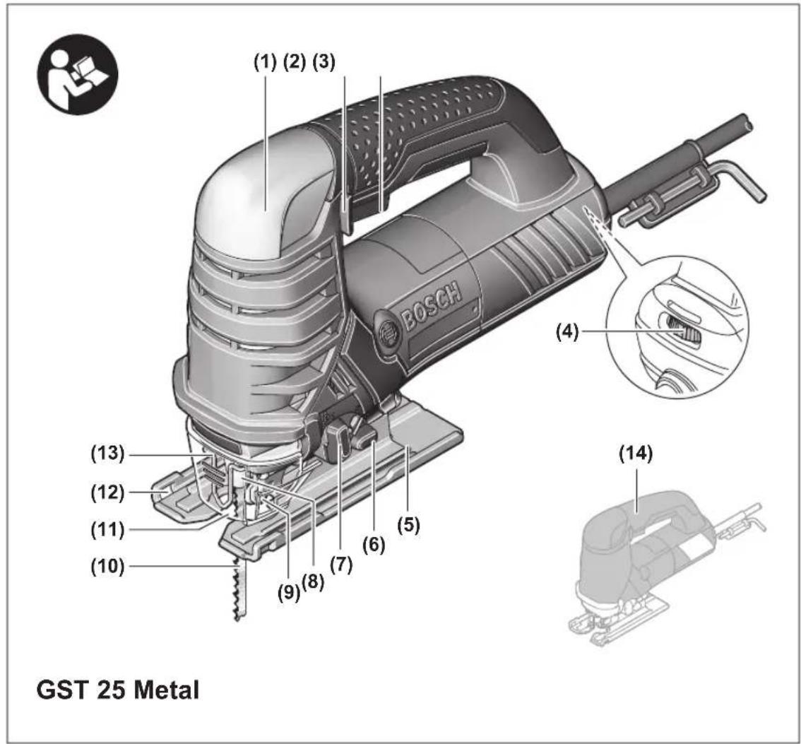 BOSCH GST 25 Metal Professional - 1