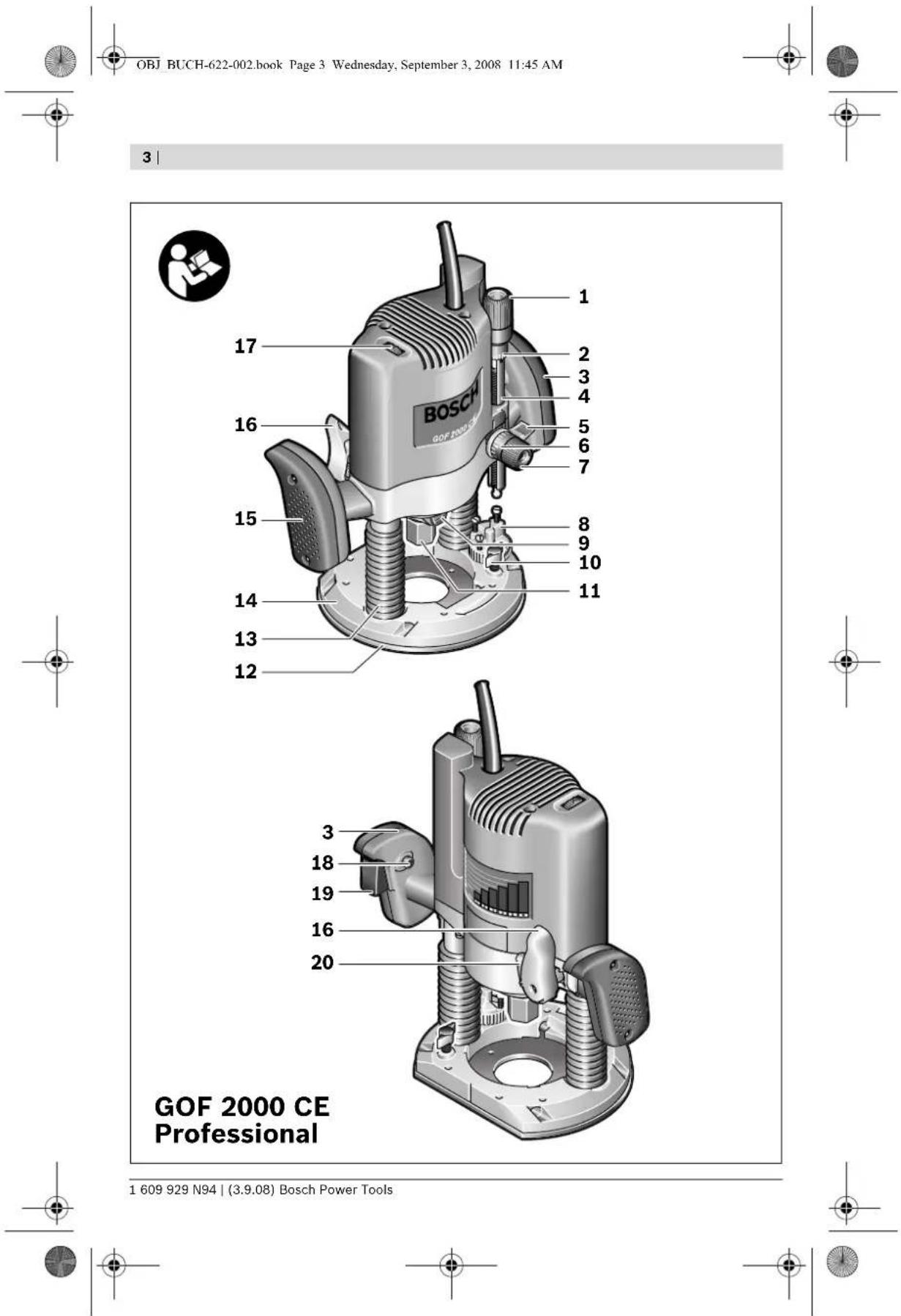 BOSCH GOF 2000 CE - 4