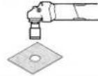 BOSCH GWS 15125 CIE - Montering og drift - 15